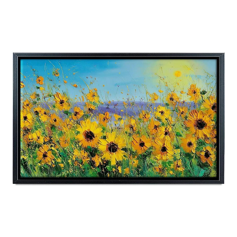 Sunflower Field Explosion Canvas Print Sunflower Field Explosion Canvas Print wall art product David Alexander Elder