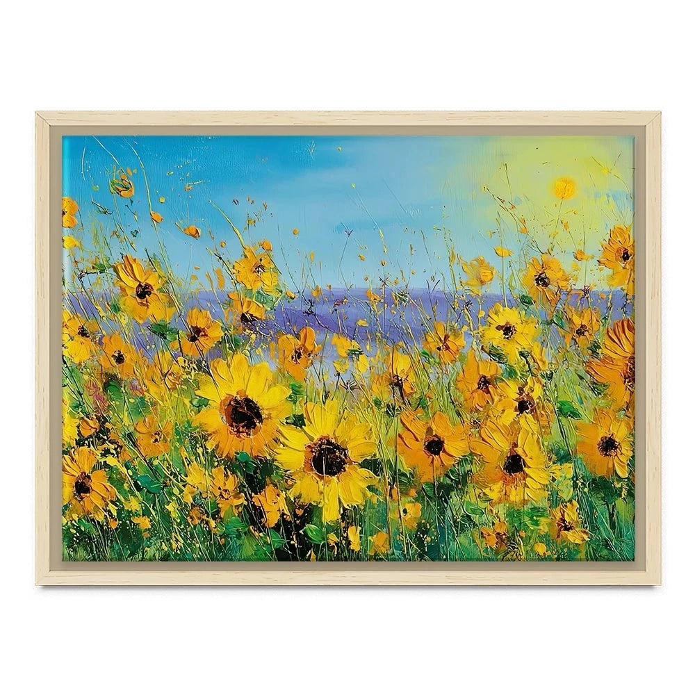 Sunflower Field Explosion Canvas Print Sunflower Field Explosion Canvas Print wall art product David Alexander Elder
