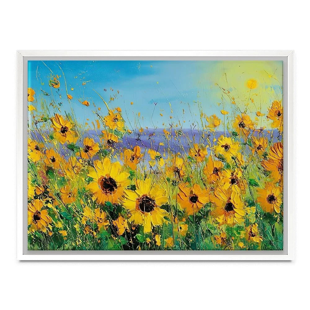 Sunflower Field Explosion Canvas Print Sunflower Field Explosion Canvas Print wall art product David Alexander Elder