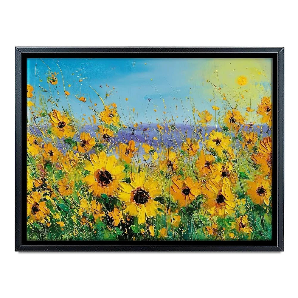 Sunflower Field Explosion Canvas Print Sunflower Field Explosion Canvas Print wall art product David Alexander Elder