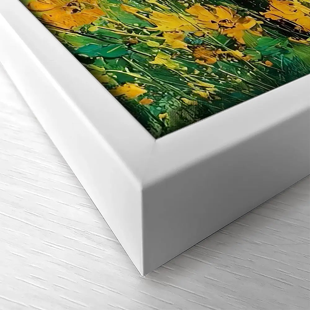 Sunflower Field Explosion Square Canvas Print Sunflower Field Explosion Square Canvas Print wall art product Art Print Shop