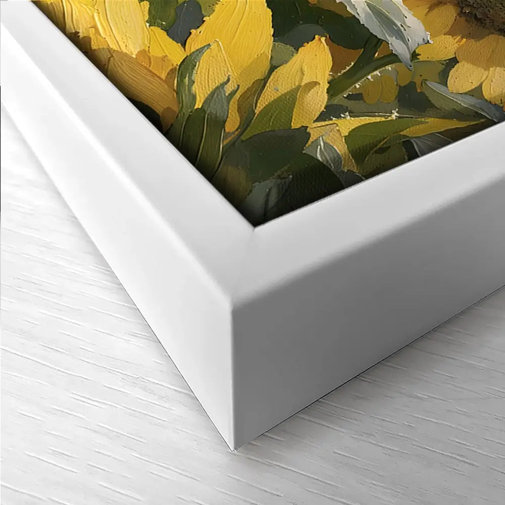 Sunflower Gathering Trio Canvas Print Sunflower Gathering Trio Canvas Print wall art product IAmHomeStudio