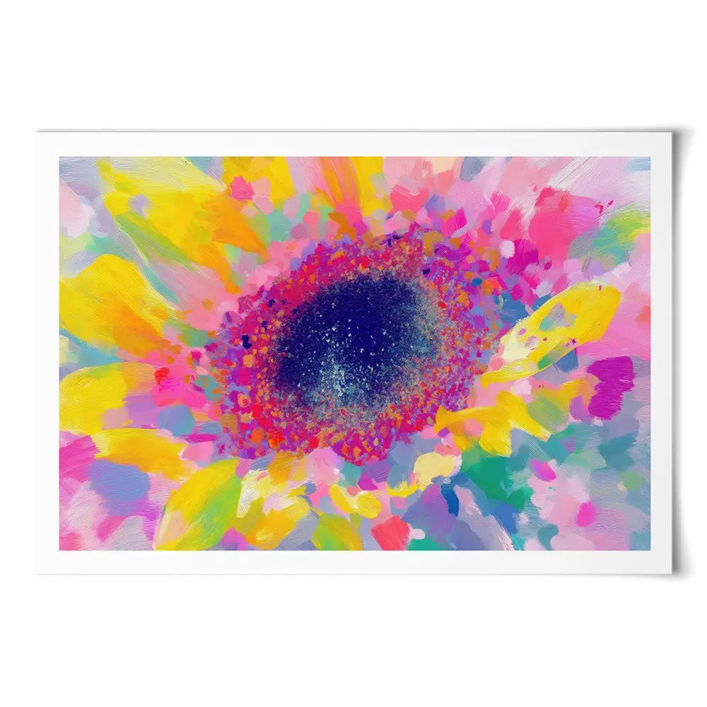 Sunflower Macro Art Print Sunflower Macro Art Print wall art product Chromatic Storm Studio
