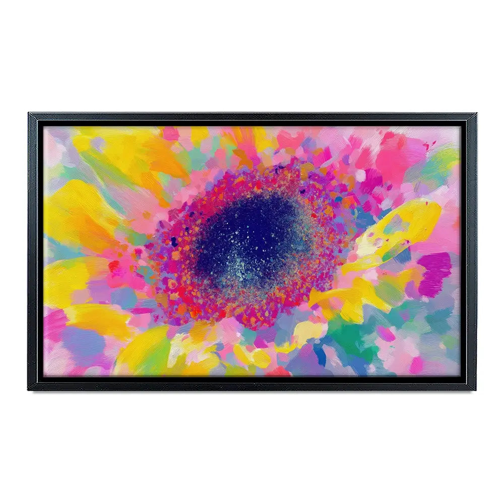 Sunflower Macro Canvas Print Sunflower Macro Canvas Print wall art product Chromatic Storm Studio