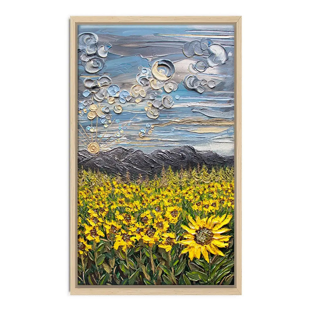 Sunflower Spectacular Canvas Print Sunflower Spectacular Canvas Print wall art product Nada Khatib