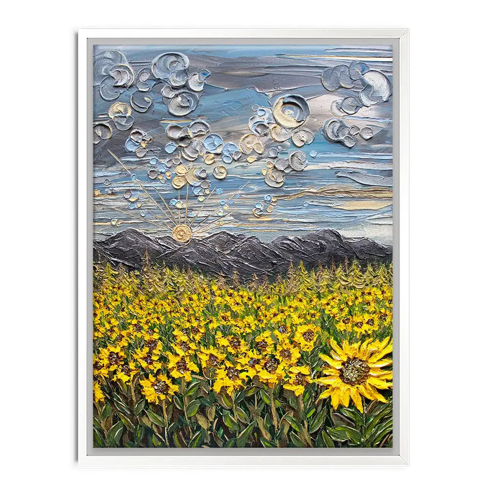 Sunflower Spectacular Canvas Print Sunflower Spectacular Canvas Print wall art product Nada Khatib