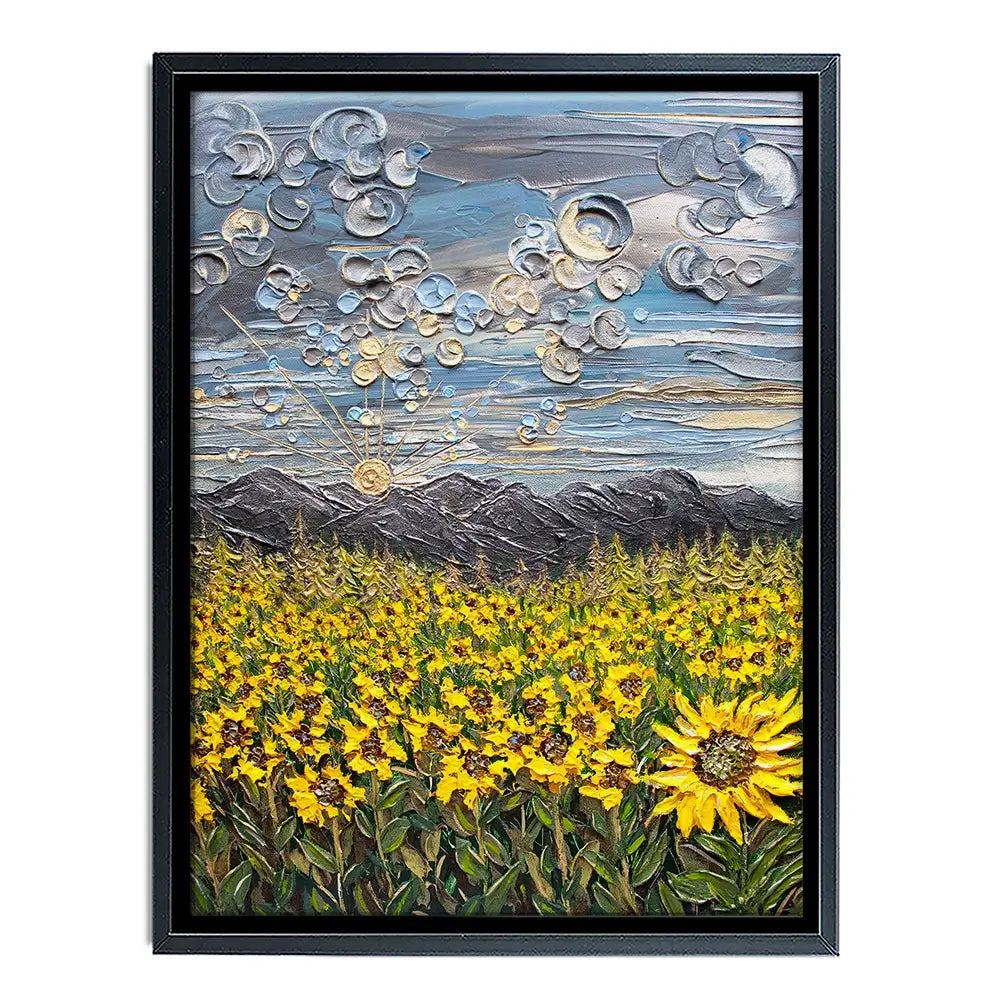 Sunflower Spectacular Canvas Print Sunflower Spectacular Canvas Print wall art product Nada Khatib