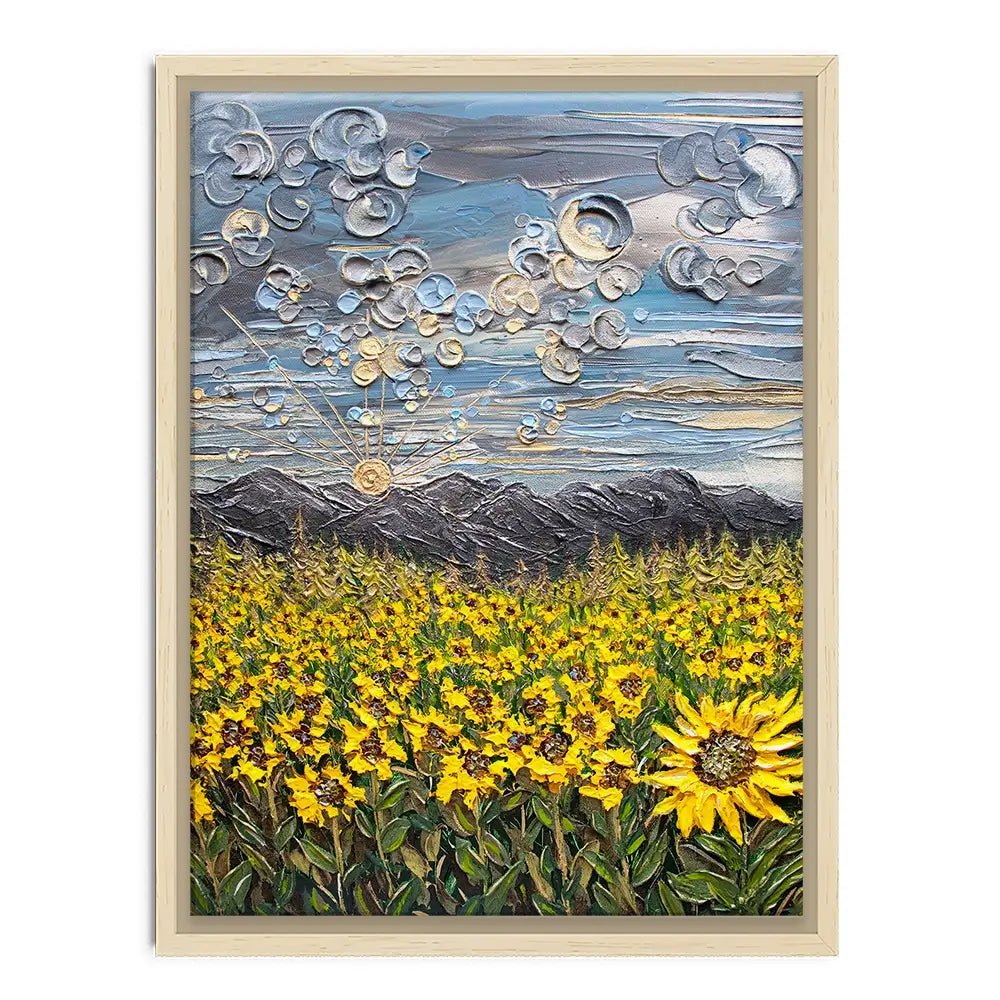 Sunflower Spectacular Canvas Print Sunflower Spectacular Canvas Print wall art product Nada Khatib