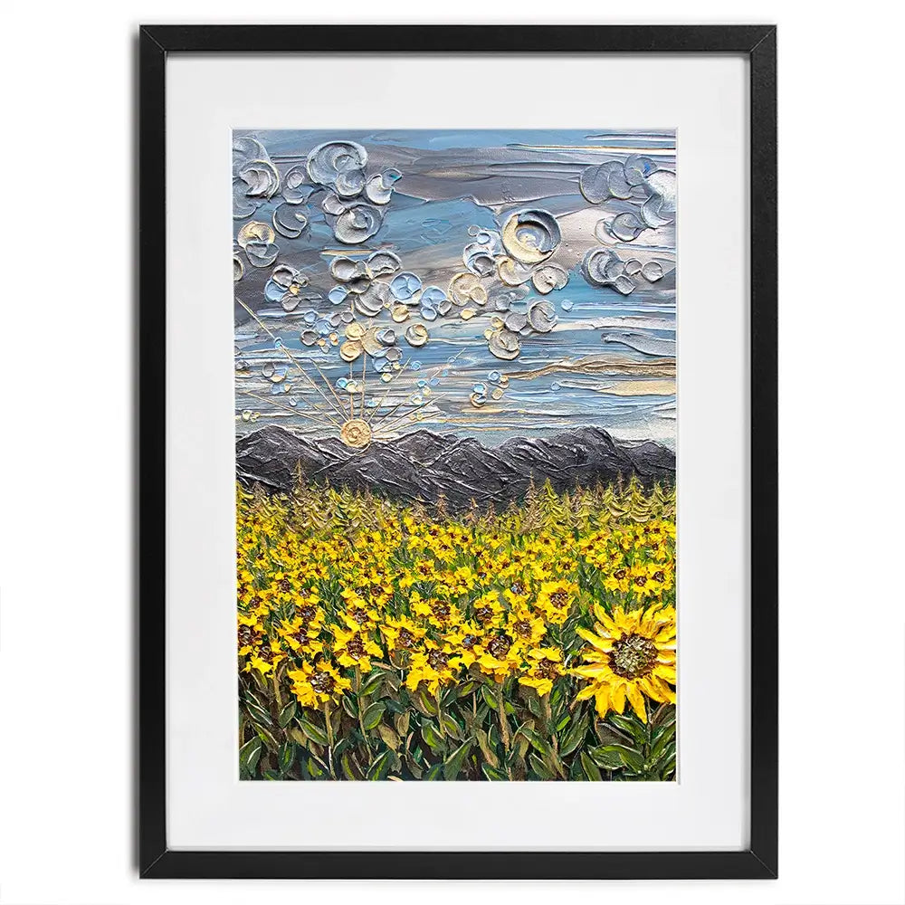 Sunflower Spectacular Framed Art Print Sunflower Spectacular Framed Art Print wall art product Nada Khatib