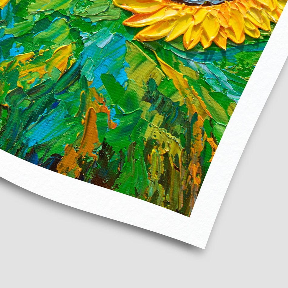 Sunflowers Art Print wall art product Olga Tkachyk