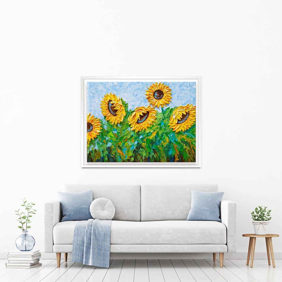 Sunflowers Canvas Print wall art product Olga Tkachyk