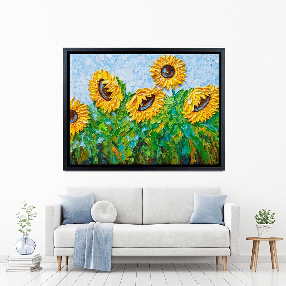 Sunflowers Canvas Print wall art product Olga Tkachyk