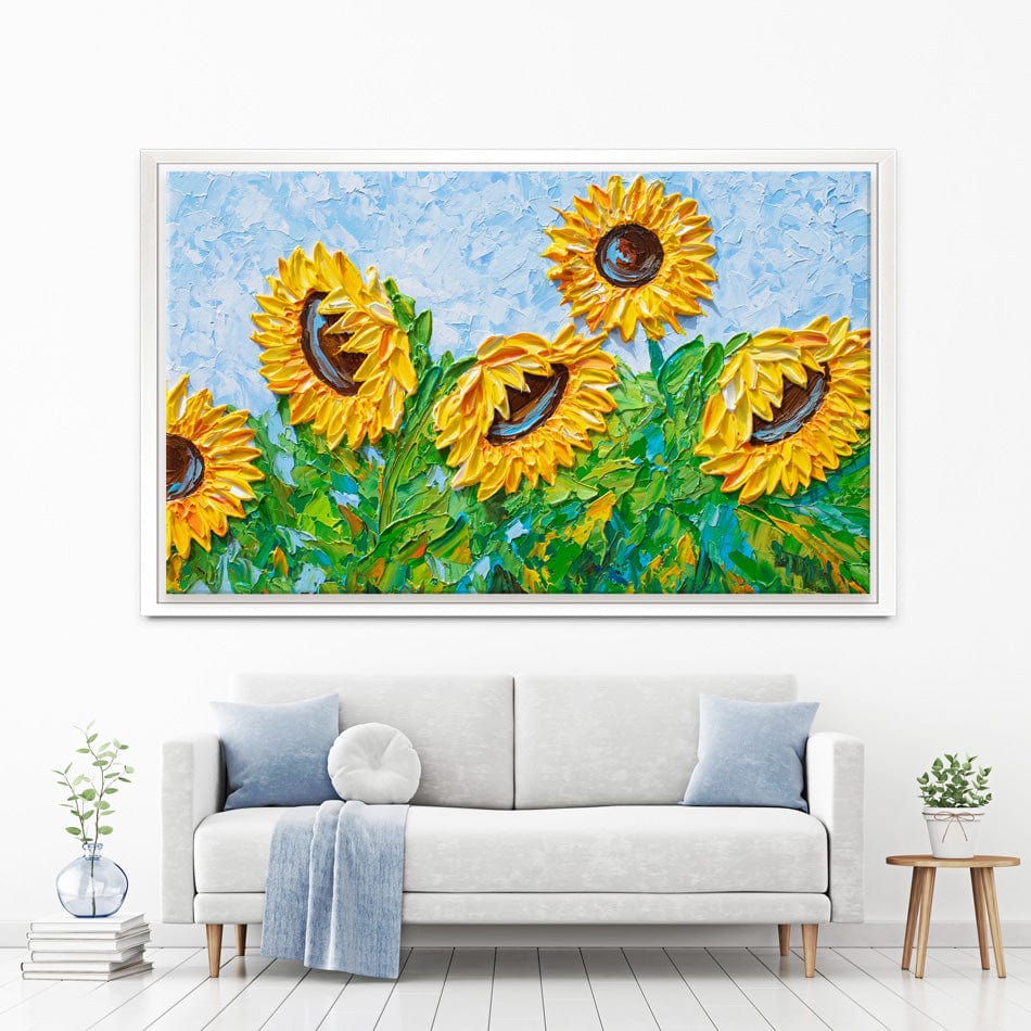 Sunflowers Canvas Print wall art product Olga Tkachyk