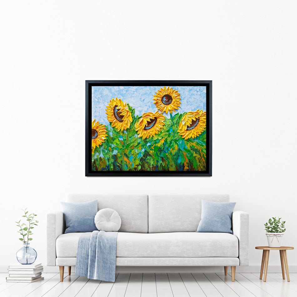 Sunflowers Canvas Print wall art product Olga Tkachyk