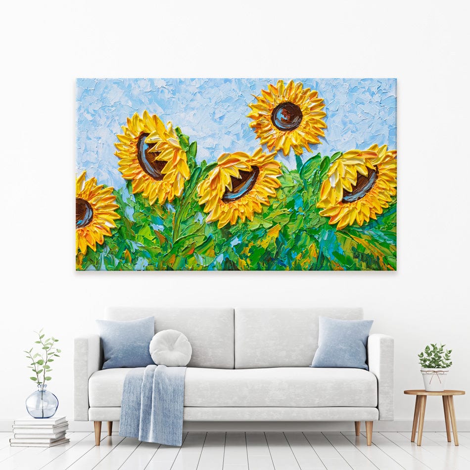 Sunflowers Canvas Print wall art product Olga Tkachyk