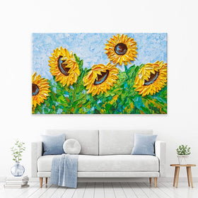 Sunflowers Canvas Print wall art product Olga Tkachyk