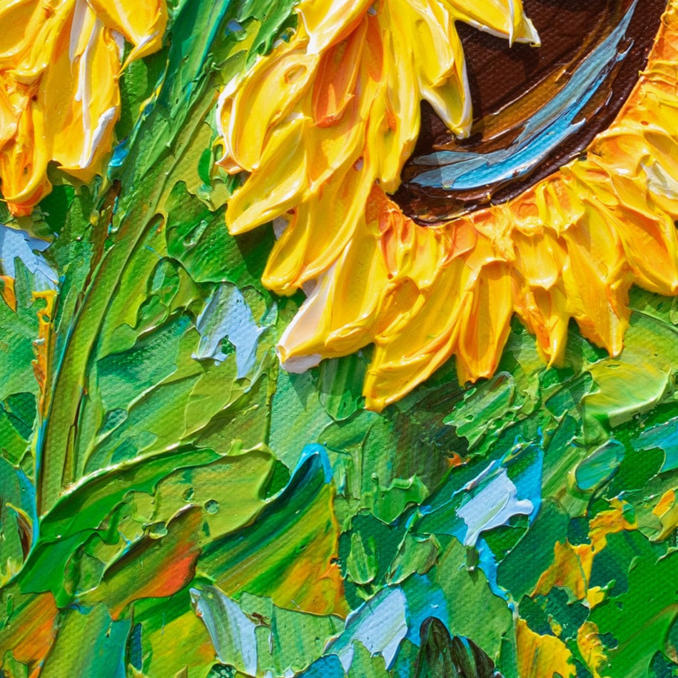 Sunflowers Canvas Print wall art product Olga Tkachyk