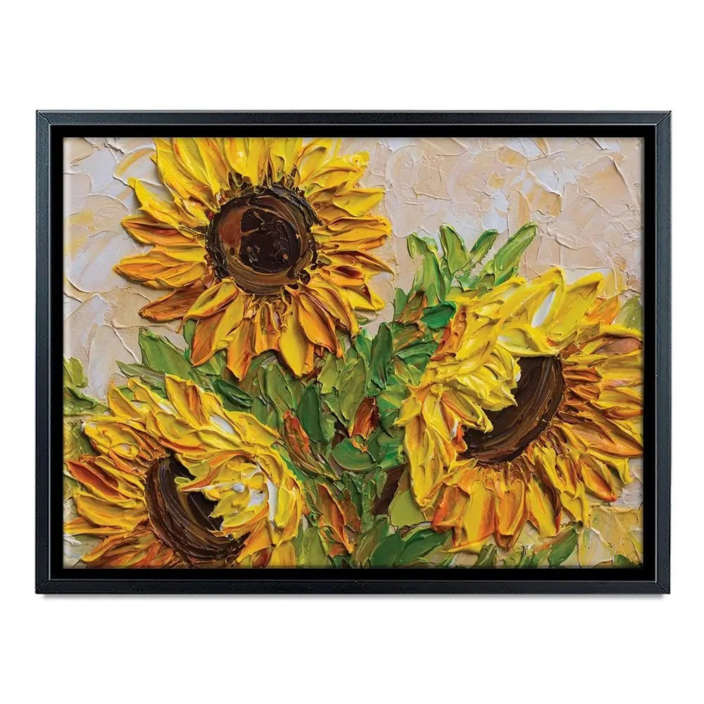 Sunflowers Warmth Canvas Print Sunflowers Warmth Canvas Print wall art product Olga Tkachyk