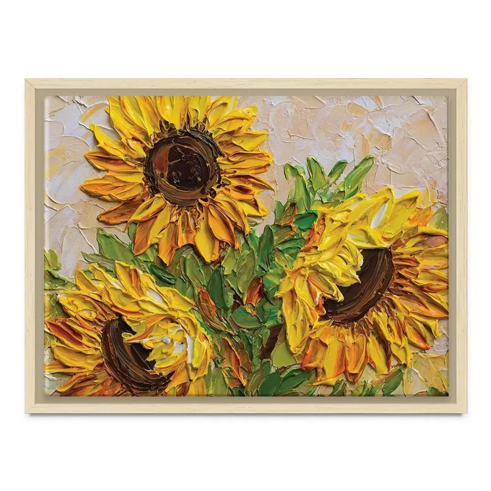 Sunflowers Warmth Canvas Print Sunflowers Warmth Canvas Print wall art product Olga Tkachyk