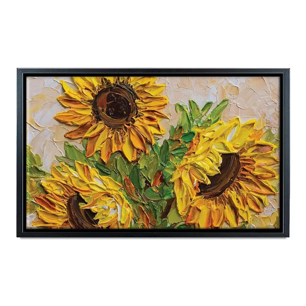 Sunflowers Warmth Canvas Print Sunflowers Warmth Canvas Print wall art product Olga Tkachyk