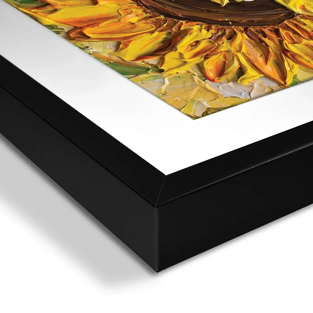 Sunflowers Warmth Framed Art Print Sunflowers Warmth Framed Art Print wall art product Olga Tkachyk