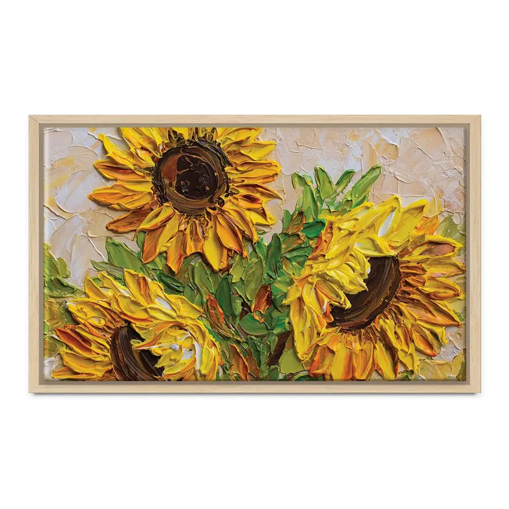 Sunflowers Warmth Oversized Canvas Print Sunflowers Warmth Oversized Canvas Print wall art product Art Print Shop