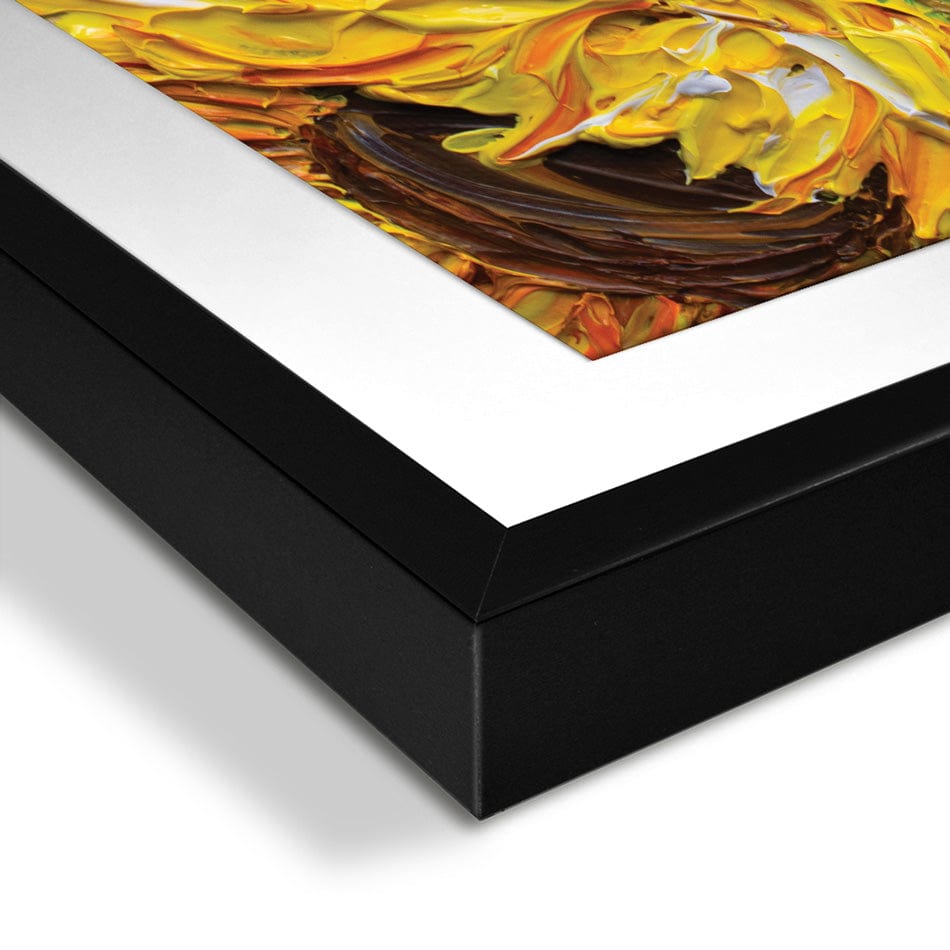 Sunflowers Warmth Square Framed Art Print wall art product Olga Tkachyk