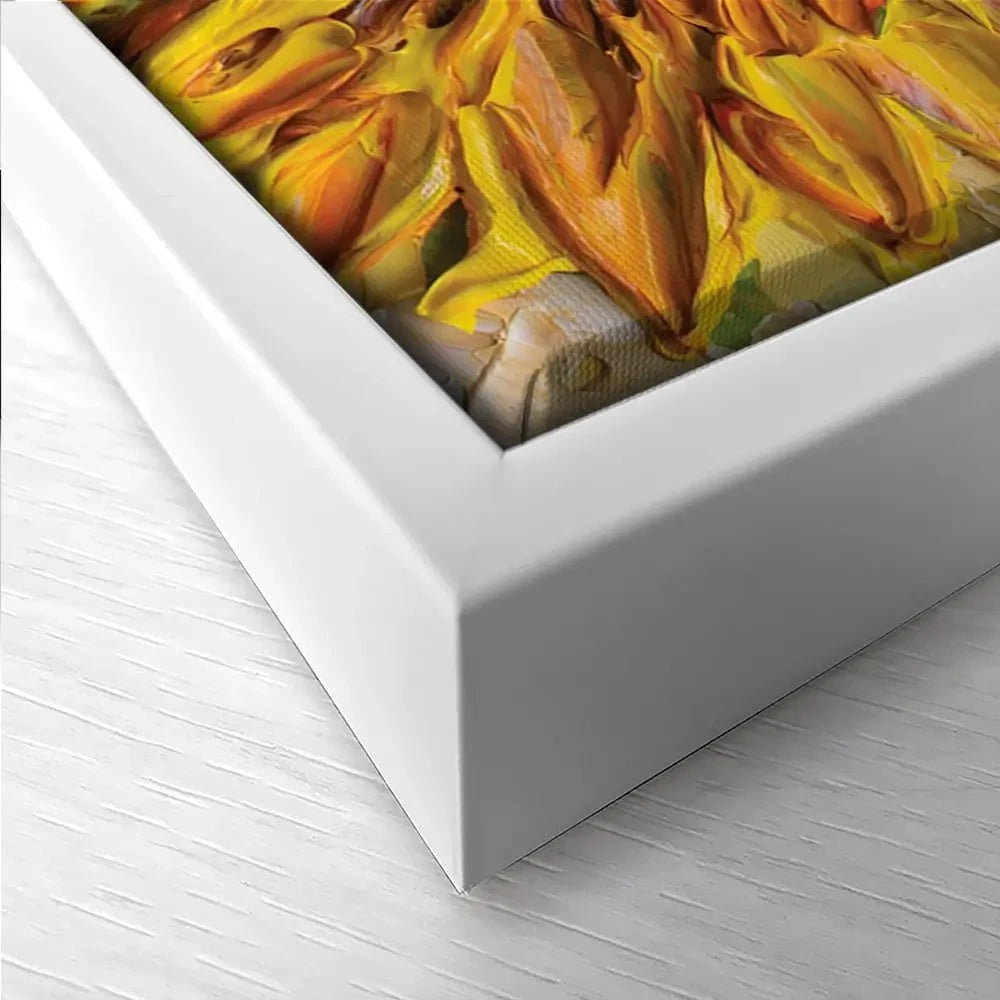 Sunflowers Warmth Trio Canvas Print Sunflowers Warmth Trio Canvas Print wall art product Olga Tkachyk