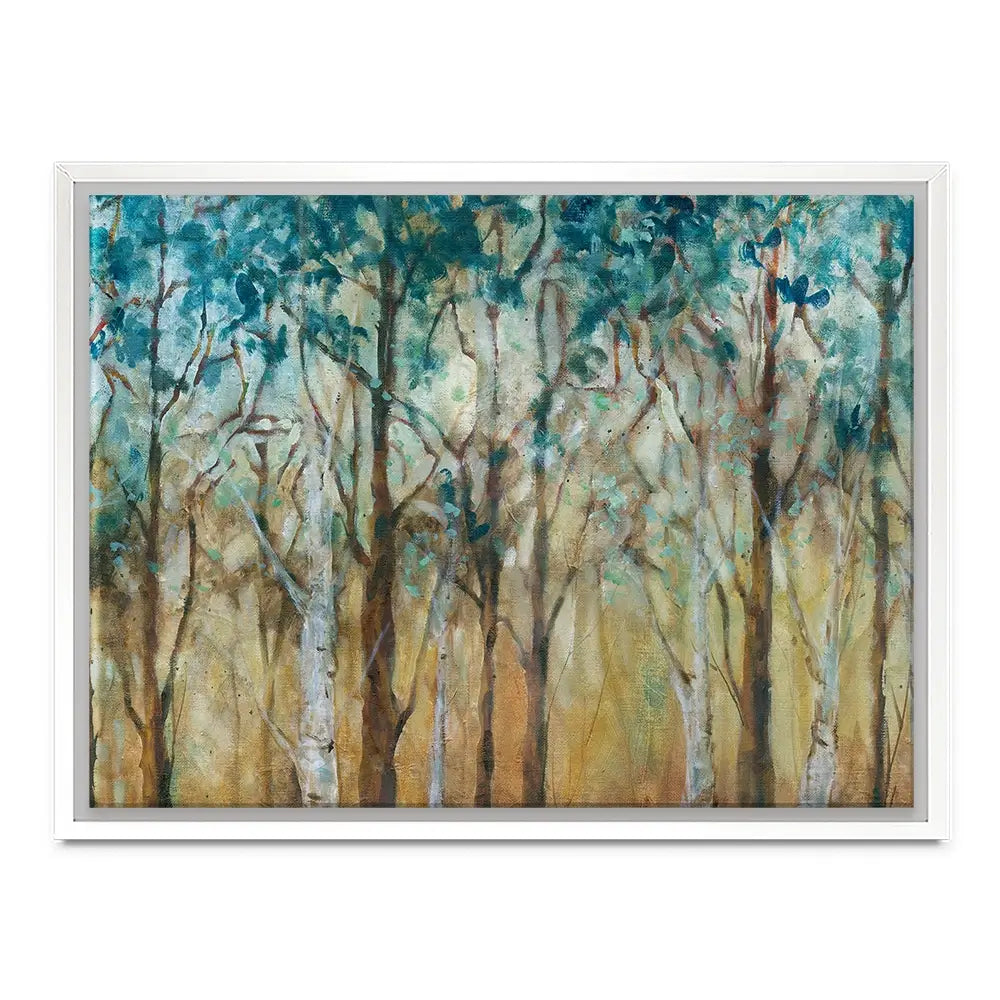 Sunlit Grove With Birch Canvas Print Sunlit Grove With Birch Canvas Print wall art product Carol Robinson