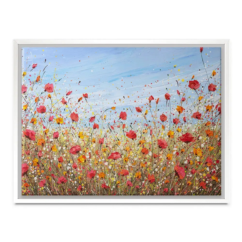 Sunlit Poppies Canvas Print Sunlit Poppies Canvas Print wall art product Olga Tkachyk