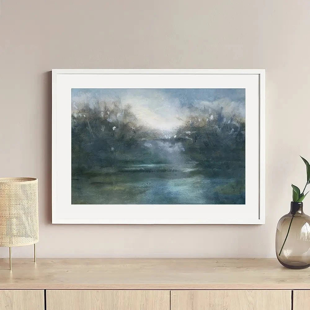 Sunlit Waterfall Framed Art Print Sunlit Waterfall Framed Art Print wall art product Carol Robinson