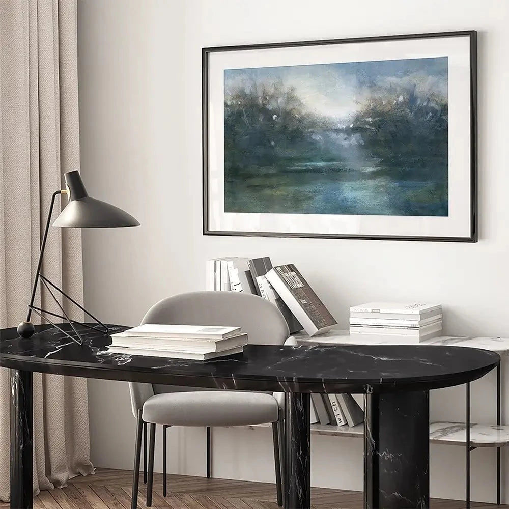 Sunlit Waterfall Framed Art Print Sunlit Waterfall Framed Art Print wall art product Carol Robinson