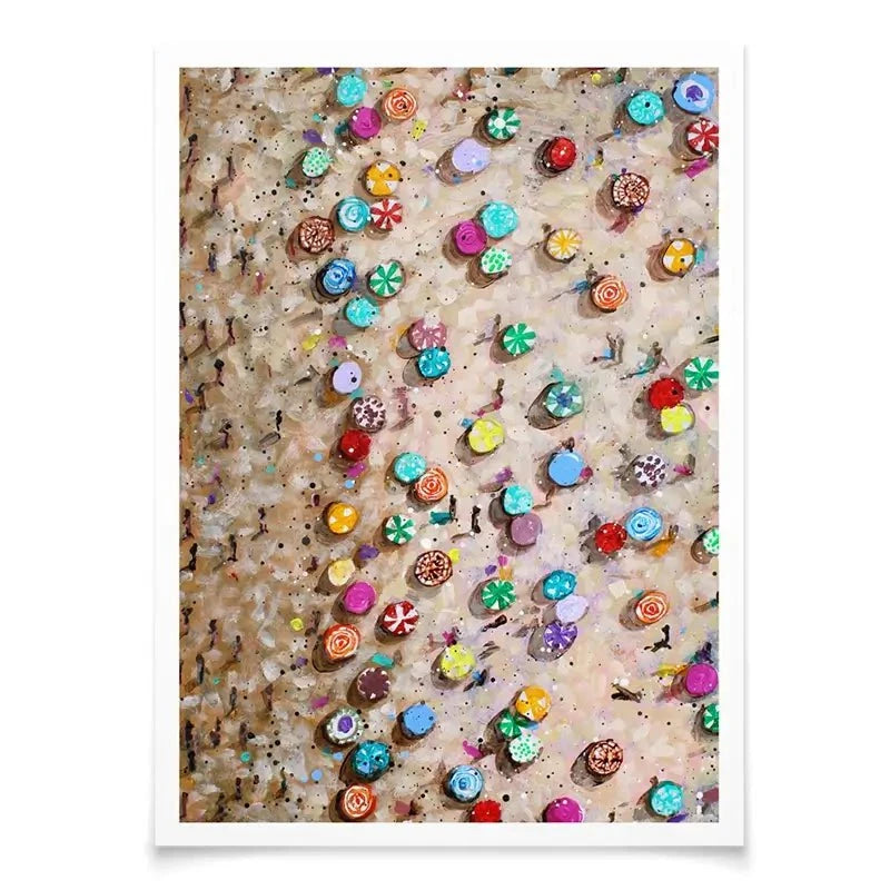 Sunny Beach Day Art Print Sunny Beach Day Art Print wall art product Studio Paint-Ing