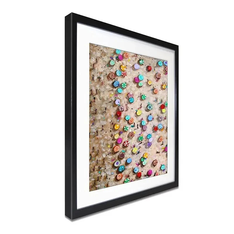 Sunny Beach Day Framed Art Print Sunny Beach Day Framed Art Print wall art product Studio Paint-Ing