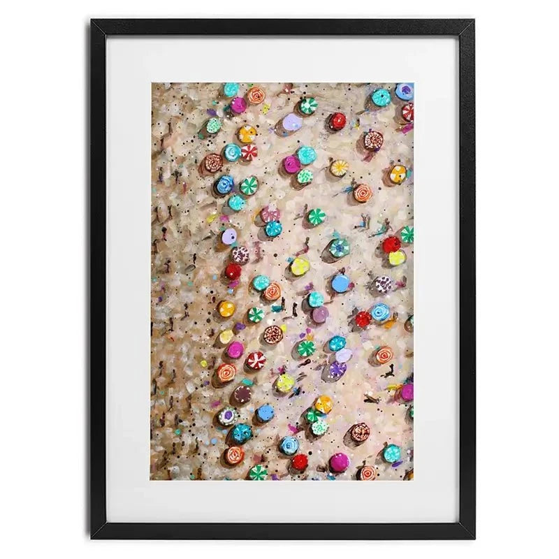 Sunny Beach Day Framed Art Print Sunny Beach Day Framed Art Print wall art product Studio Paint-Ing