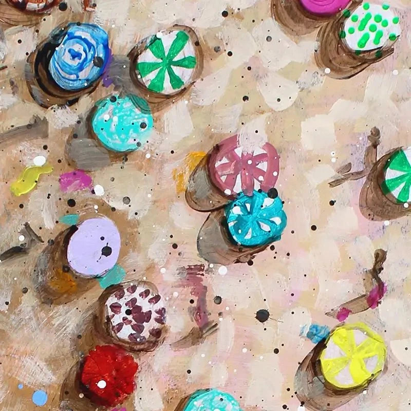 Sunny Beach Day Framed Art Print Sunny Beach Day Framed Art Print wall art product Studio Paint-Ing