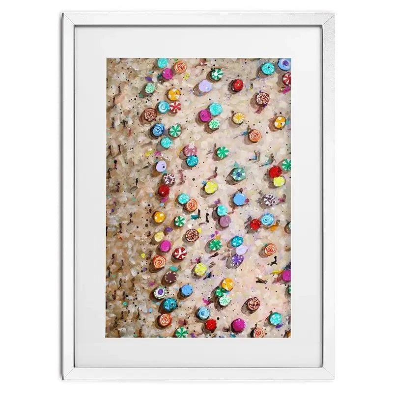 Sunny Beach Day Framed Art Print Sunny Beach Day Framed Art Print wall art product Studio Paint-Ing