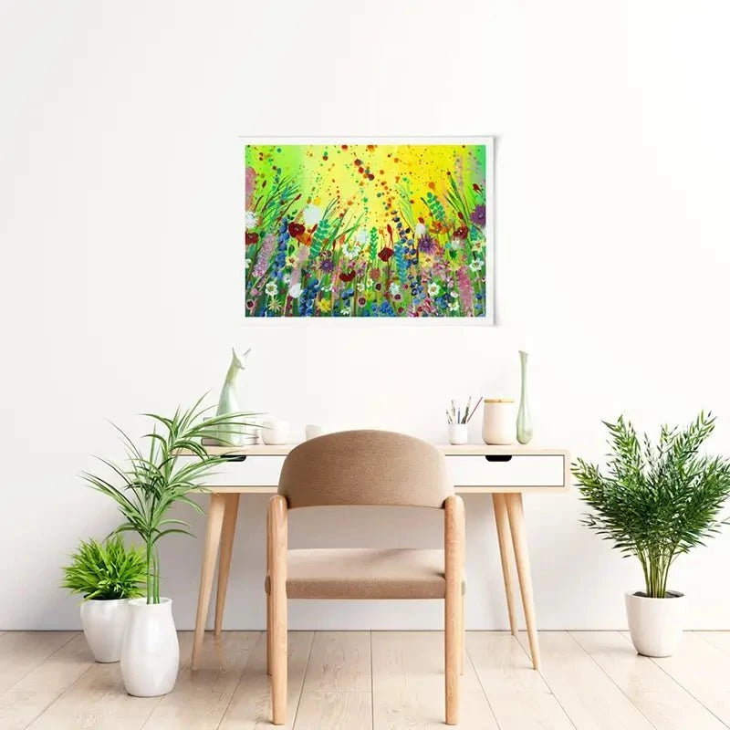 Sunny Blooms Art Print Sunny Blooms Art Print wall art product Emma LC Art