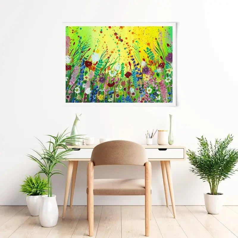 Sunny Blooms Art Print Sunny Blooms Art Print wall art product Emma LC Art