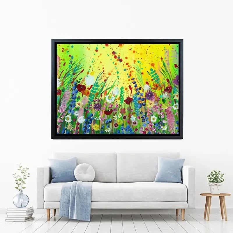 Sunny Blooms Canvas Print Sunny Blooms Canvas Print wall art product Emma LC Art
