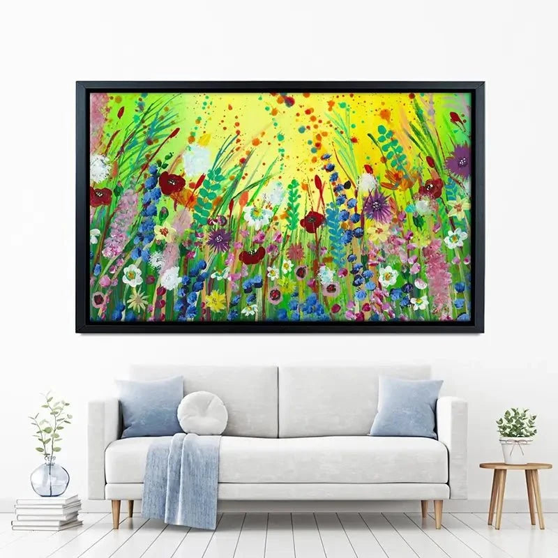 Sunny Blooms Canvas Print Sunny Blooms Canvas Print wall art product Emma LC Art