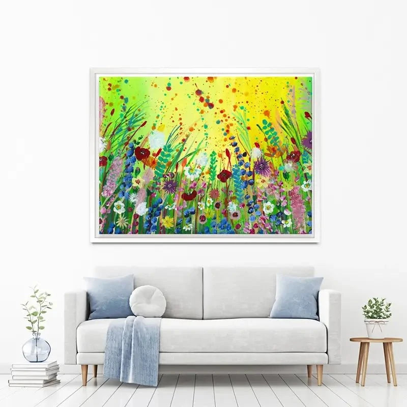 Sunny Blooms Canvas Print Sunny Blooms Canvas Print wall art product Emma LC Art