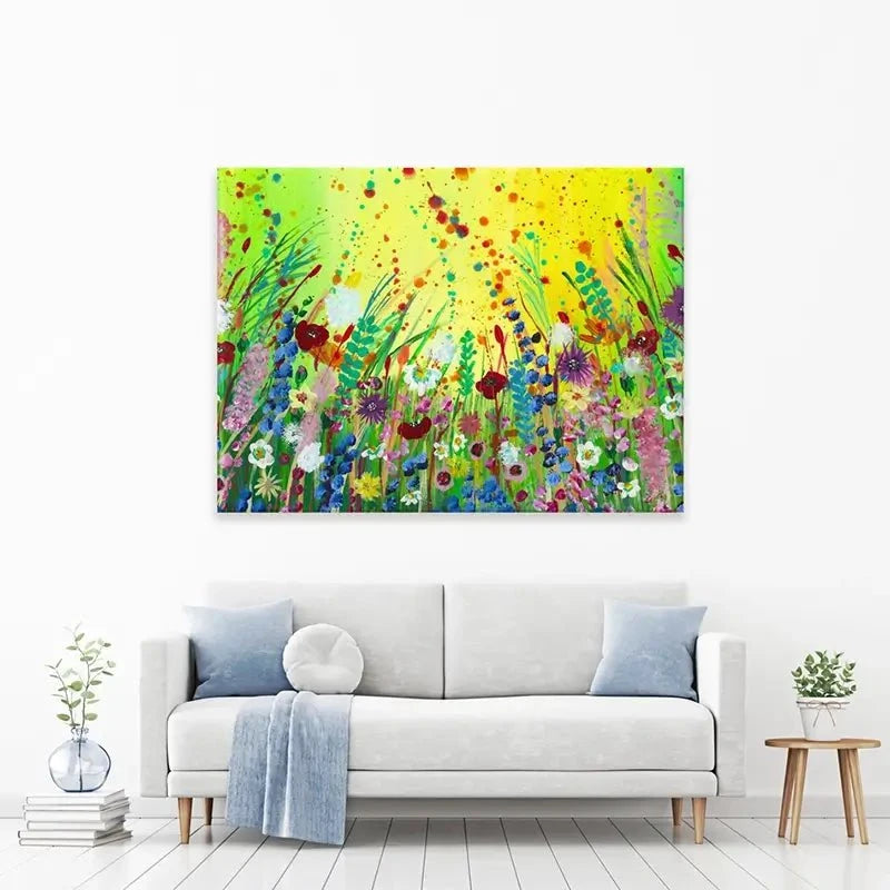 Sunny Blooms Canvas Print Sunny Blooms Canvas Print wall art product Emma LC Art