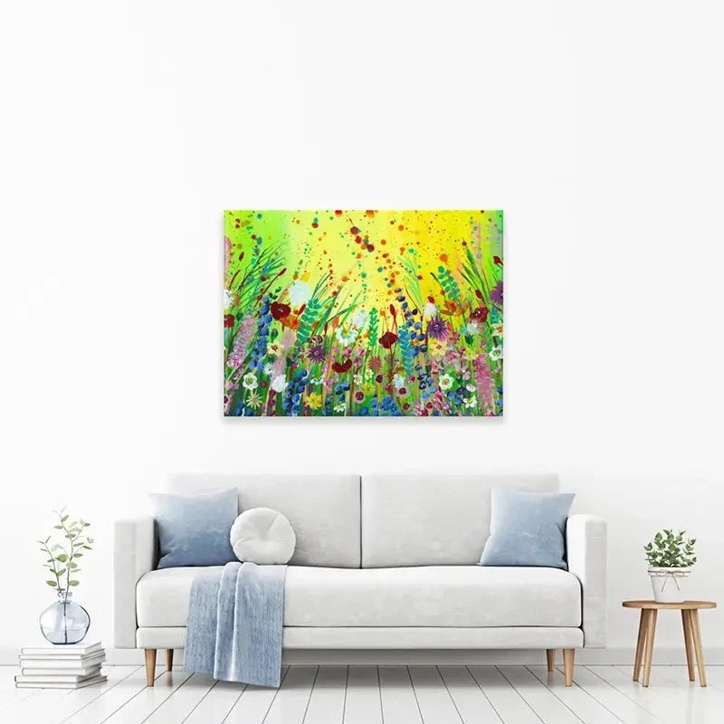 Sunny Blooms Canvas Print Sunny Blooms Canvas Print wall art product Emma LC Art