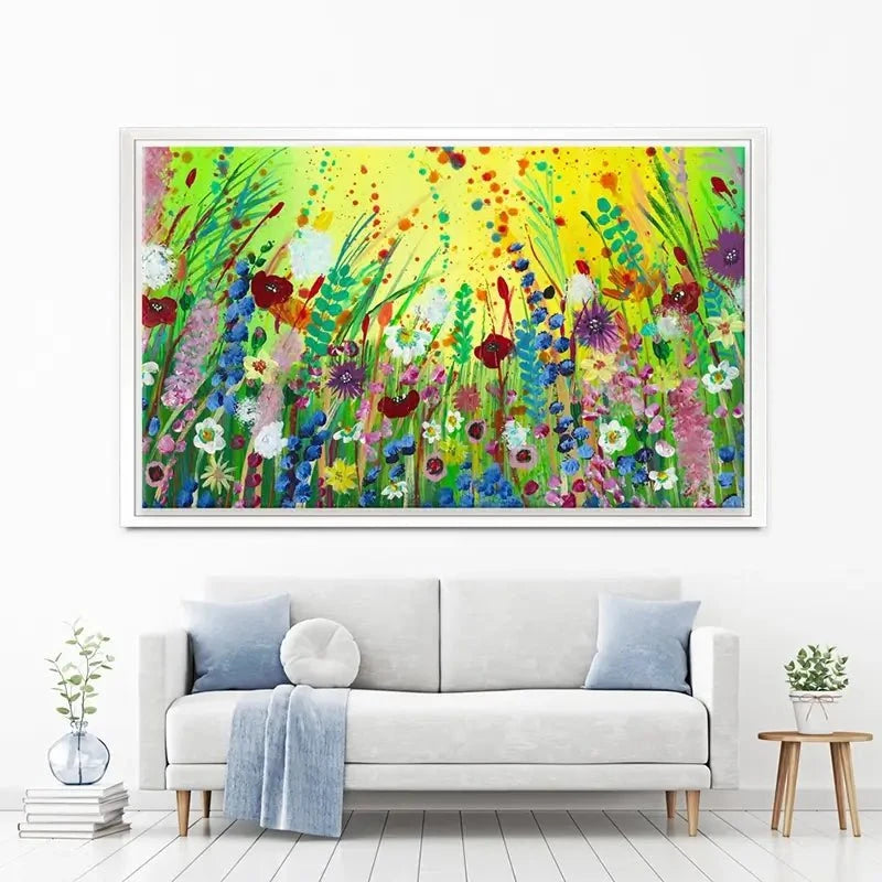 Sunny Blooms Canvas Print Sunny Blooms Canvas Print wall art product Emma LC Art