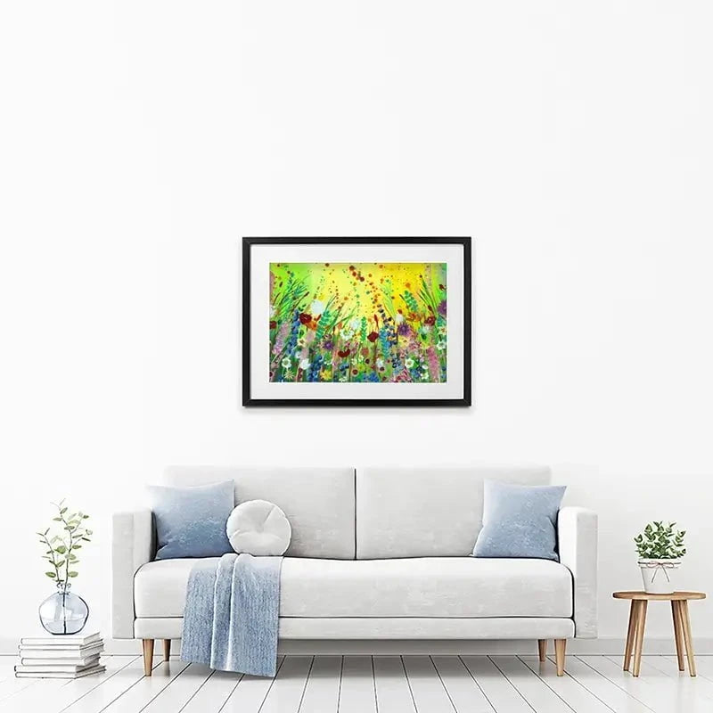 Sunny Blooms Framed Art Print Sunny Blooms Framed Art Print wall art product Emma LC Art