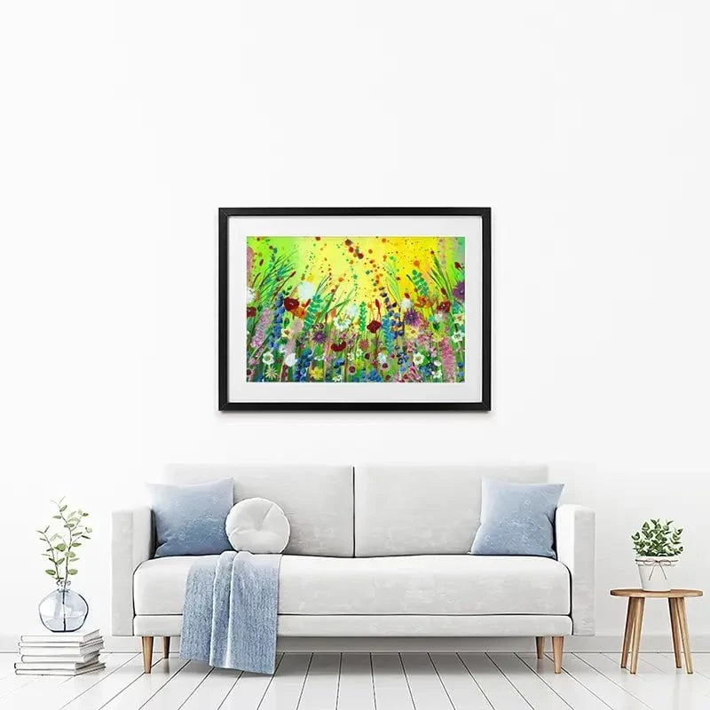 Sunny Blooms Framed Art Print Sunny Blooms Framed Art Print wall art product Emma LC Art
