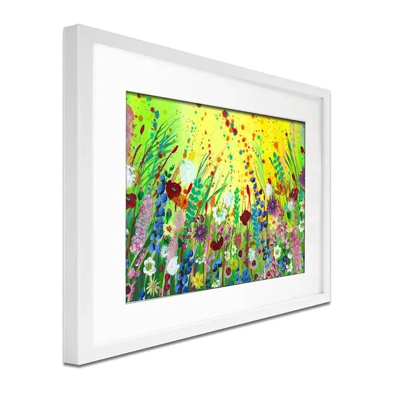 Sunny Blooms Framed Art Print Sunny Blooms Framed Art Print wall art product Emma LC Art