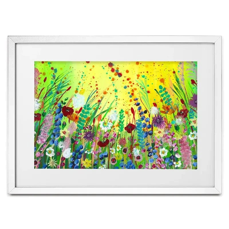 Sunny Blooms Framed Art Print Sunny Blooms Framed Art Print wall art product Emma LC Art
