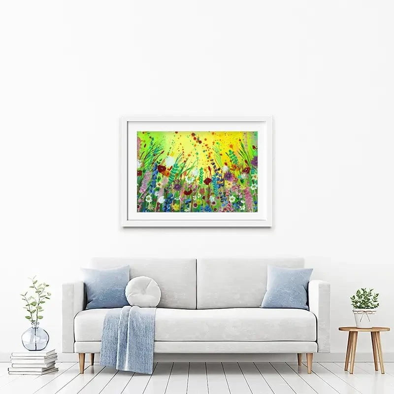 Sunny Blooms Framed Art Print Sunny Blooms Framed Art Print wall art product Emma LC Art